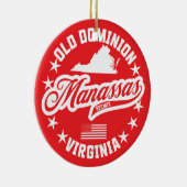 Manassas, Virginia Keramik Ornament (Rechts)
