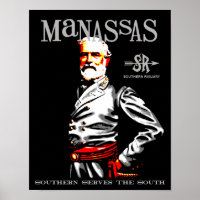 Manassas Virginia Retro Reiseposter