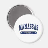 Manassas Virginia Uni Style T-Shirts Magnet (Vorderseite/Rückseite)