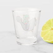 Manat Schnapsglas (Rückseite)