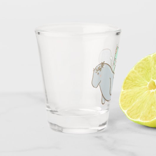 Manat Schnapsglas (Links)