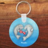 "Manatea for two" Teeküche Schlüsselanhänger (Vorderseite)