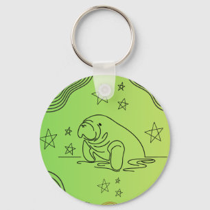 Manatedesign auf Schlüsselanhänger