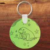Manatedesign auf Schlüsselanhänger (Vorderseite)