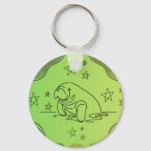 Manatedesign auf Schlüsselanhänger (Rückseite)