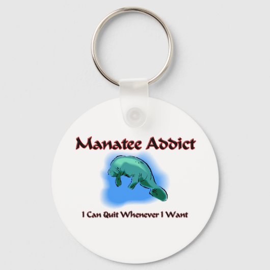 Manatee Addict Schlüsselanhänger (Vorderseite)