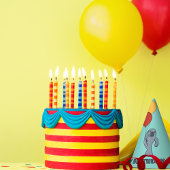 Manatee and Balloons Custom Birthday Party Partyhütchen