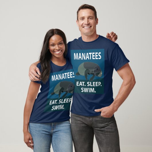 Manatee Aquatic Animal Manatee T-Shirt (Unisex)