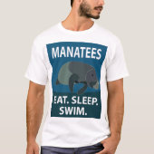 Manatee Aquatic Animal T-Shirt (Vorderseite)