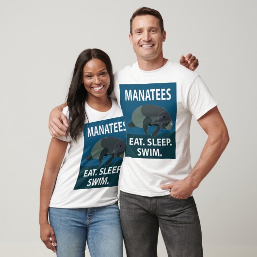 Manatee Aquatic Animal T-Shirt (Unisex)