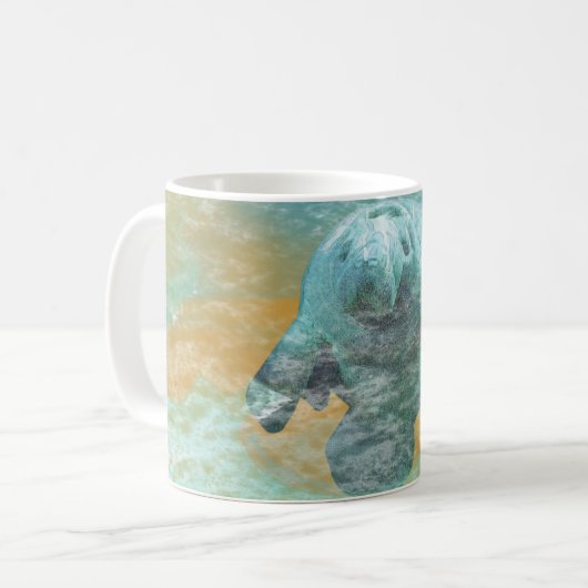 Manatee Artwork on | TASSE (Vorderseite Links)