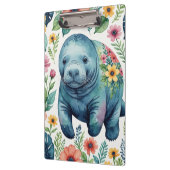 Manatee Baby Shirt Klemmbrett (Links)
