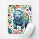 Manatee Baby Shirt Mousepad (Mit Mouse)