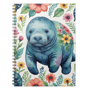 Manatee Baby Shirt Notizblock