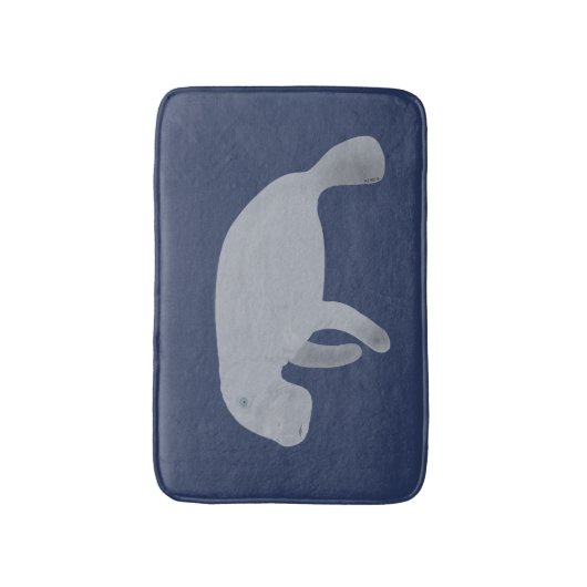 Manatee Bathmat Badematte (Vorderseite Vertikal)