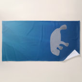 Manatee Beach Handtuch (Vorderseite)