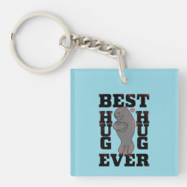 Manatee - Best Hug Ever - Hug - ASL Design Schlüsselanhänger