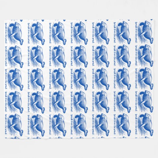 Manatee BFTG Fleecedecke (Vorderseite (Horizontal))