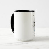Manatee bricht durch Mauer Tasse (Vorderseite Links)