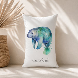 Manatee Cove Coastal Sofa Akzent Lendenkissen