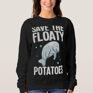Manatee Designs für Männer Floaty Potato Sea Co Sweatshirt