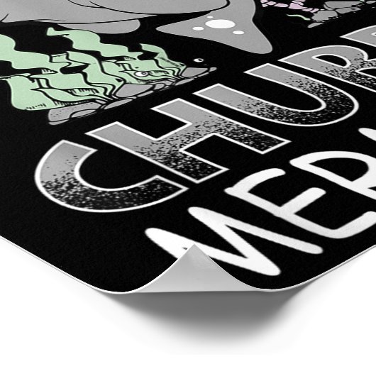 Manatee Earth Day T Shirt Rette die Chubby Mermaid Poster (Ecke)