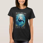 Manatee Encounter Blue Spring Underwater Haven Flo T-Shirt (Vorderseite)
