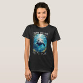 Manatee Encounter Blue Spring Underwater Haven Flo T-Shirt (Vorne ganz)