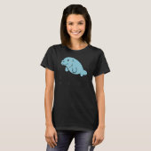 Manatee Floaty Potato Rette die Manatees T-Shirt (Vorne ganz)
