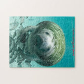 Manatee Florida. Weihnachtsgrüße Puzzle (Horizontal)