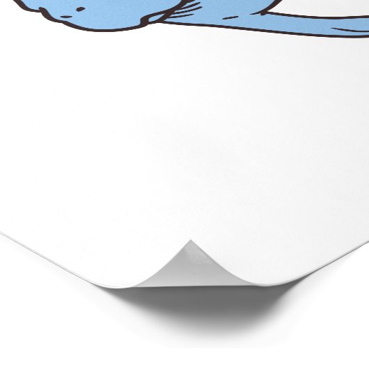 Manatee gegen Mansplaining Poster (Ecke)