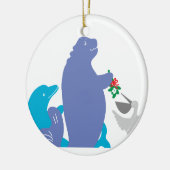 Manatee Holiday Ornament (Links)
