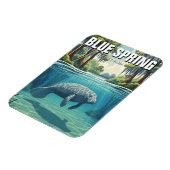Manatee im Blue Spring State Park Magnet (Linke Seite)