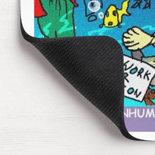 Manatee Inhumatee Funny T-Shirts Tasse Cards Etc Mousepad (Ecke)