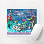Manatee Inhumatee Funny T-Shirts Tasse Cards Etc Mousepad (Mit Mouse)