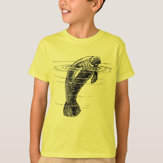 Manatee Jungs im Shirt (Vorderseite)