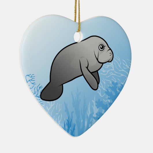 Manatee Keramik Ornament (Rechts)
