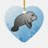 Manatee Keramik Ornament (Vorne)