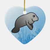 Manatee Keramik Ornament (Hinten)