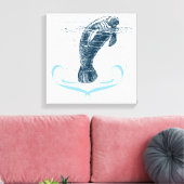Manatee Leinwanddruck (Insitu (Wohnzimmer))