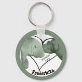 Manatee Liebe Schlüsselanhänger (Vorderseite)