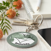 Manatee Liebe Schlüsselanhänger (Seite)