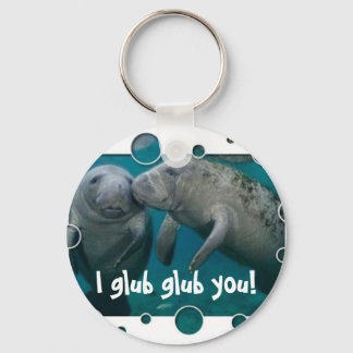Manatee Liebe Valentinstag Schlüsselanhänger