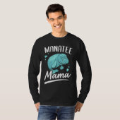 Manatee Mama Meerwasserkühe T-Shirt (Vorne ganz)