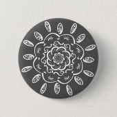 Manatee Mandala Button (Vorderseite)