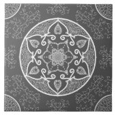 Manatee Mandala Fliese (Vorderseite)