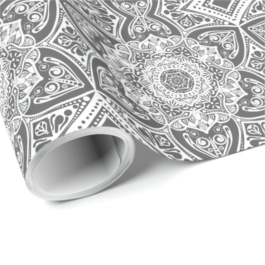 Manatee Mandala Geschenkpapier (Rolleneckpunkt)