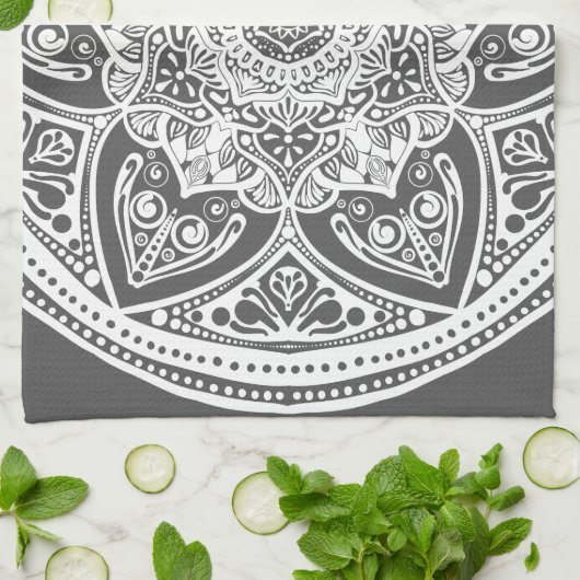 Manatee Mandala Handtuch (Gefaltet)