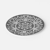 Manatee Mandala Pappteller (Schrägansicht)