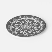 Manatee Mandala Pappteller (Schrägansicht)